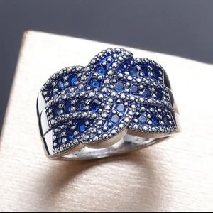 Micro Paved Blue Zircon